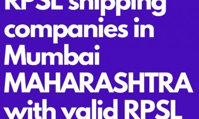 RPSL SHIPPING LIST MUMBAI