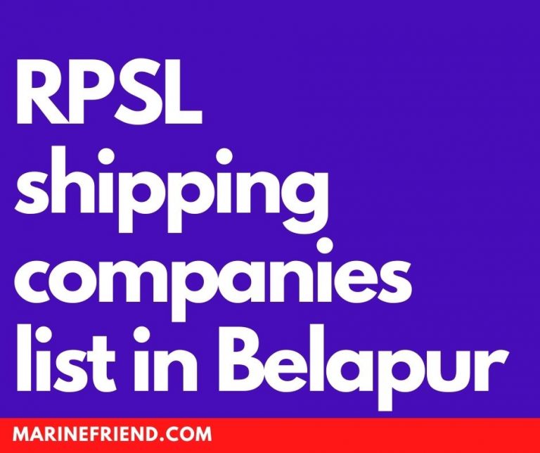rpsl shipping company list in Belapur marine friend by merchant navy