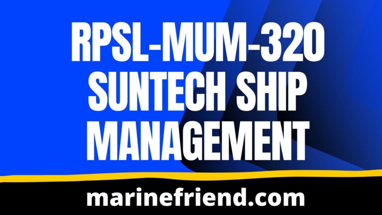 RPSL-MUM-320/suntech ship management 13 RPSL-MUM-320/suntech ship management