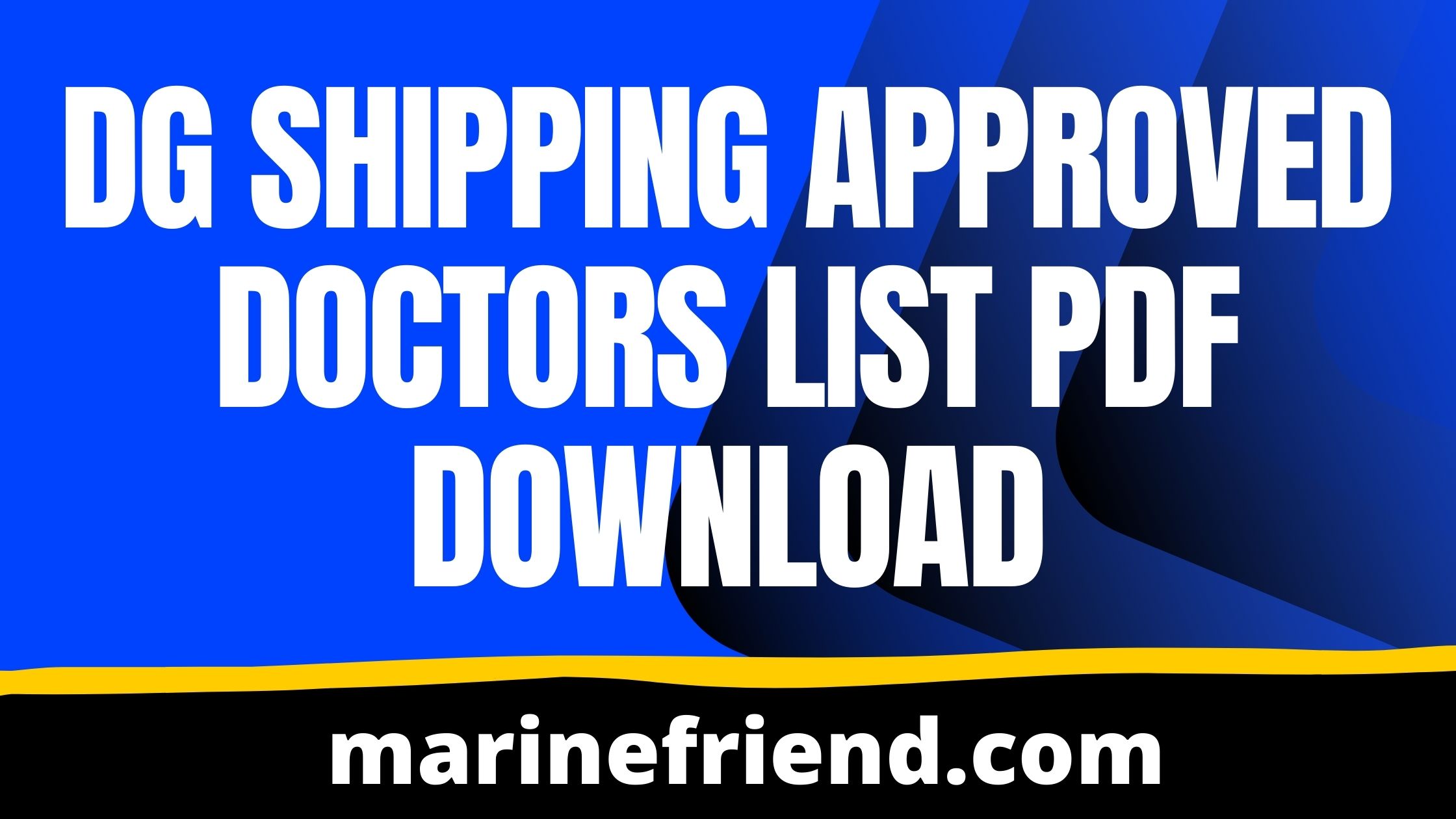 dg shipping approved doctors list 2021 pdf download