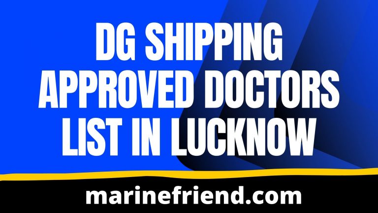 dg shipping approved doctors list in LUCKNOW