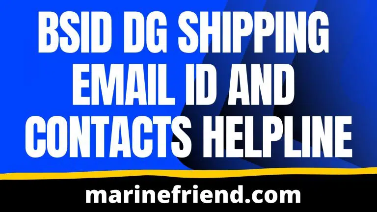 Bsid dg shipping email id and contacts 11 BSID DG SHIPPING