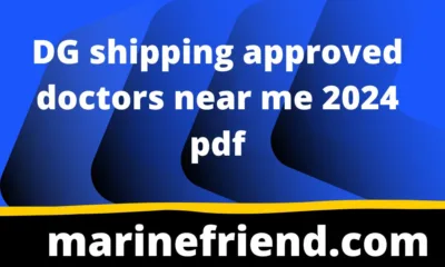 dg shipping approved doctors
