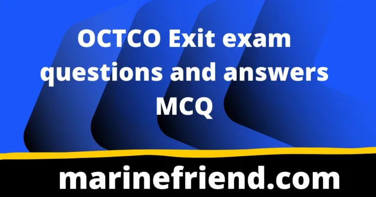 OCTCO Exit exam questions and answers 5 1 OCTCO Exit exam