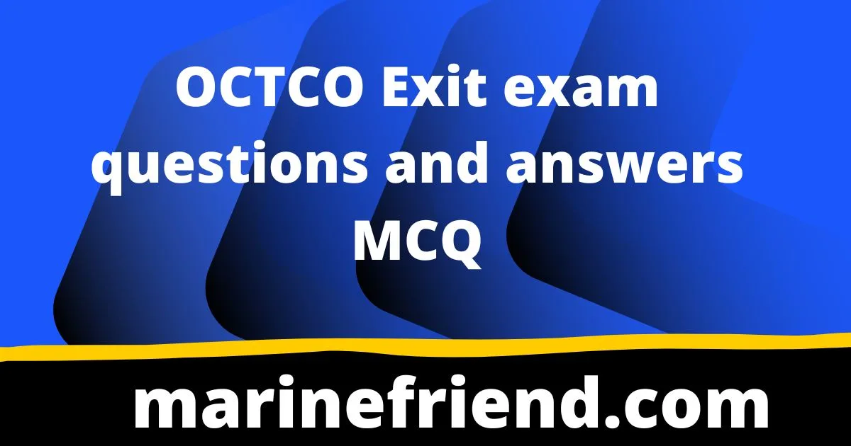 OCTCO Exit exam