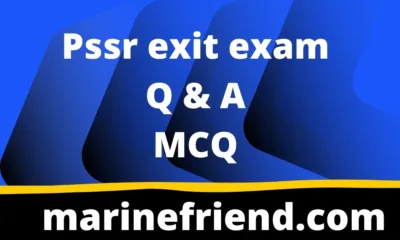 Pssr exit exam questions and answers