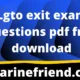 Lgto exit exam questions pdf free download
