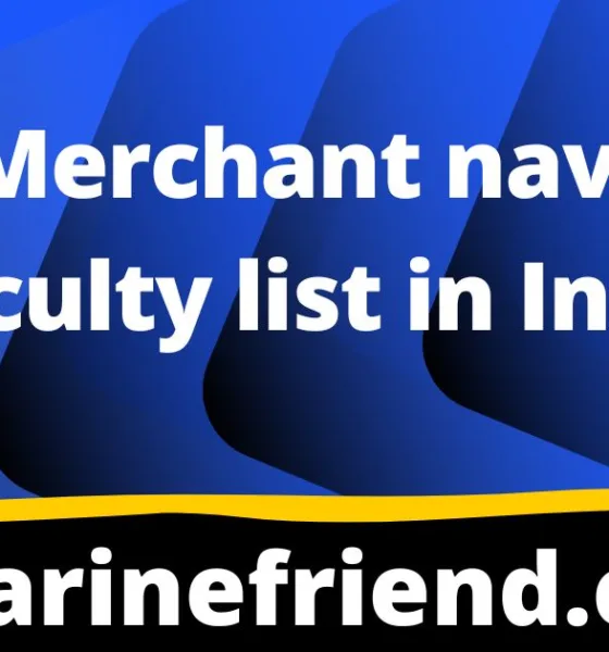 Merchant navy faculty list