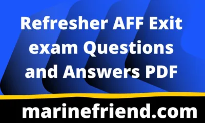 Refresher AFF Exit exam Questions and Answers PDF
