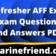 Refresher AFF Exit exam Questions and Answers PDF
